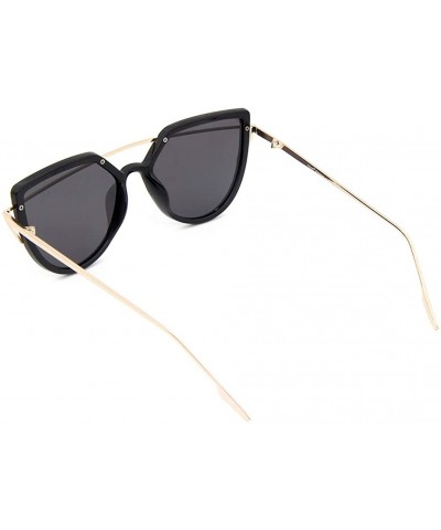 Round Vintage Polarized Sunglasses Fashion Cat Eye Sun Glasses for Driving Fishing Outdoor Sun Eyewear Women/Men - CP18ORH79W...