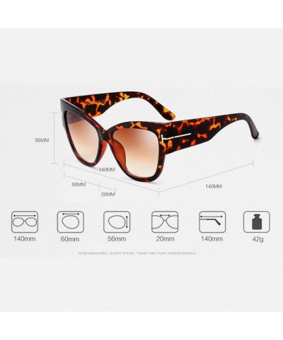 Oversized Oversized Frame Lady Travel Beach Sun Protect Sunglasses with Lanyard Chain - Transparent - C318CYH92EX $21.29