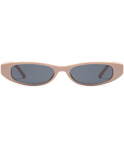 Oval Women Cateye Oval Sunglass - Khaki/Grey - CW18DWMCOTI $8.63