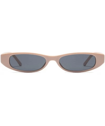 Oval Women Cateye Oval Sunglass - Khaki/Grey - CW18DWMCOTI $21.15
