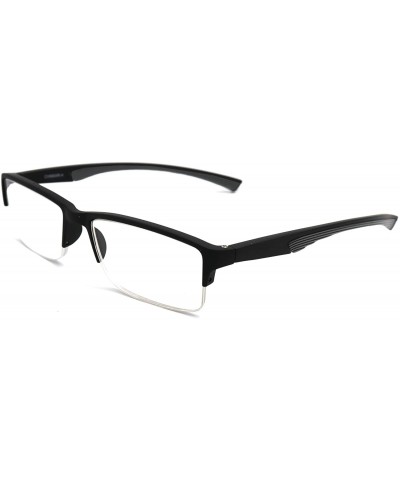 Rectangular 6904 SECOND GENERATION Semi-Rimless Flexie Reading Glasses NEW - A6 Grey - CY18WXDODT8 $32.58