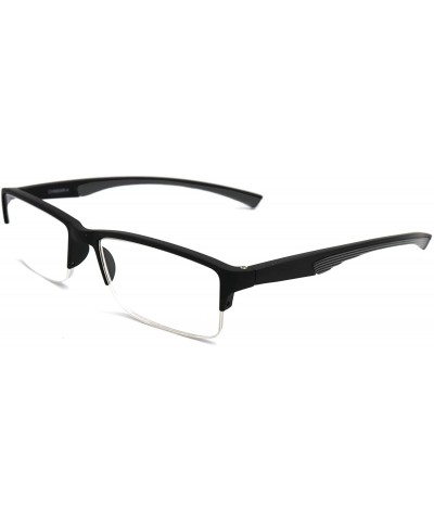 Rectangular 6904 SECOND GENERATION Semi-Rimless Flexie Reading Glasses NEW - A6 Grey - CY18WXDODT8 $16.73