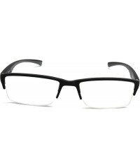 Rectangular 6904 SECOND GENERATION Semi-Rimless Flexie Reading Glasses NEW - A6 Grey - CY18WXDODT8 $16.73