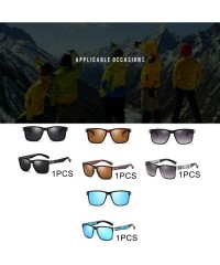 Sport Unisex Sports Polarized Sunglasses-UV 400 Protection- Cycling Fishing Sunglasses- Square Windproof Eyewear - 6 - CF1900...