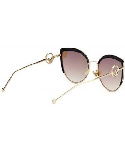 Aviator Big box cat eye sunglasses- 2019 new sunglasses fashion sunglasses - D - CC18S8IQXIO $44.47