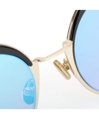 Aviator Big box cat eye sunglasses- 2019 new sunglasses fashion sunglasses - D - CC18S8IQXIO $44.47