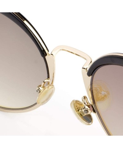 Aviator Big box cat eye sunglasses- 2019 new sunglasses fashion sunglasses - D - CC18S8IQXIO $44.47