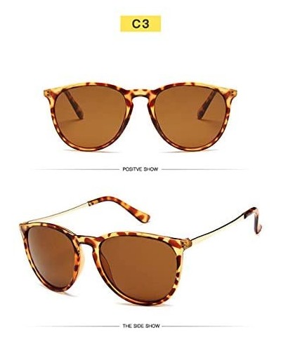 Cat Eye Vintage Cat Eye Sunglasses Women Brand Designer Rays Protection Mirrored Sun Glasses-Leopard - Leopard - CD1992249RO ...