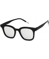 Rectangular Unisex Sunglasses Fashion Bright Black Grey Drive Holiday Rectangle Non-Polarized UV400 - CT18RKH266D $8.47