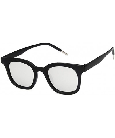 Rectangular Unisex Sunglasses Fashion Bright Black Grey Drive Holiday Rectangle Non-Polarized UV400 - CT18RKH266D $8.47