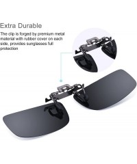 Sport Polarized Clip-on Flip up Metal Clip Sunglasses Lenses Glasses Driving Fishing Outdoor Sport - C511PD7UR4B $8.96