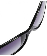 Square Polarized TAC Sunglasses for Women Vintage Big Frame Ladies Shades UV400 Sun Glasses - D - CH198NU6IAI $14.10