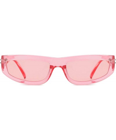 Oval Vintage Sunglasses for Men or Women PC AC UV 400 Protection Sun glasses - Pink - CH18SZUG2GZ $12.06