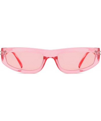 Oval Vintage Sunglasses for Men or Women PC AC UV 400 Protection Sun glasses - Pink - CH18SZUG2GZ $12.06