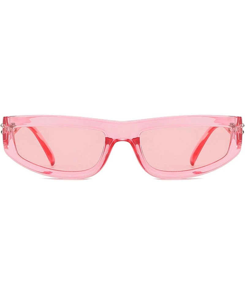 Oval Vintage Sunglasses for Men or Women PC AC UV 400 Protection Sun glasses - Pink - CH18SZUG2GZ $12.06