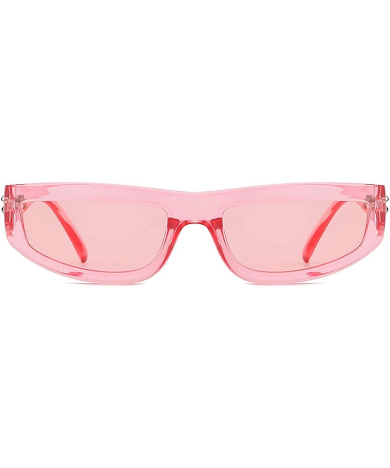 Oval Vintage Sunglasses for Men or Women PC AC UV 400 Protection Sun glasses - Pink - CH18SZUG2GZ $12.06