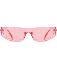 Oval Vintage Sunglasses for Men or Women PC AC UV 400 Protection Sun glasses - Pink - CH18SZUG2GZ $12.06