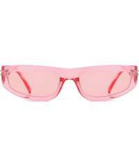 Oval Vintage Sunglasses for Men or Women PC AC UV 400 Protection Sun glasses - Pink - CH18SZUG2GZ $12.06