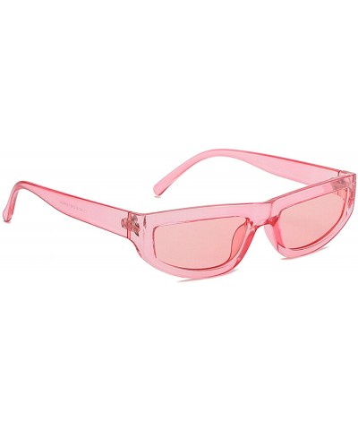 Oval Vintage Sunglasses for Men or Women PC AC UV 400 Protection Sun glasses - Pink - CH18SZUG2GZ $12.06