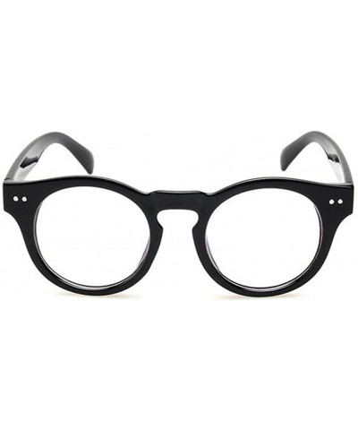 Goggle Clear Lens Eyeglasses Reading Glasses Decor Fashion Geek/Nerd eyewear - Black - CZ18CKZSDL2 $19.51