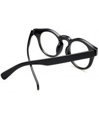 Goggle Clear Lens Eyeglasses Reading Glasses Decor Fashion Geek/Nerd eyewear - Black - CZ18CKZSDL2 $19.51