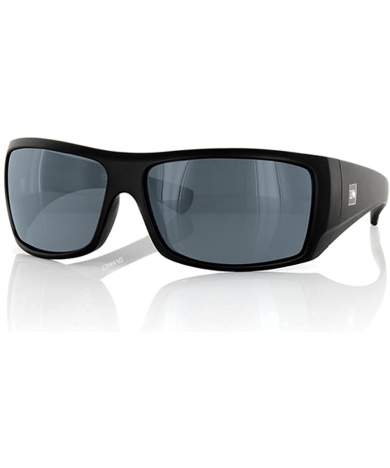 Sport Mens Wolfpak Polarized Sunglasses - Matt Black Polarized - C0118TKY8Q7 $43.86