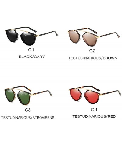 Cat Eye Women's Sunglasses Fashion Diamond Sunglasses Cat Eye Frame Personality Sunglasses - Black - CO18T7G46W9 $37.57