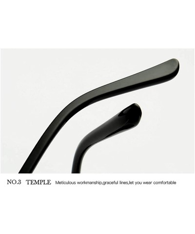 Cat Eye Women's Sunglasses Fashion Diamond Sunglasses Cat Eye Frame Personality Sunglasses - Black - CO18T7G46W9 $37.57