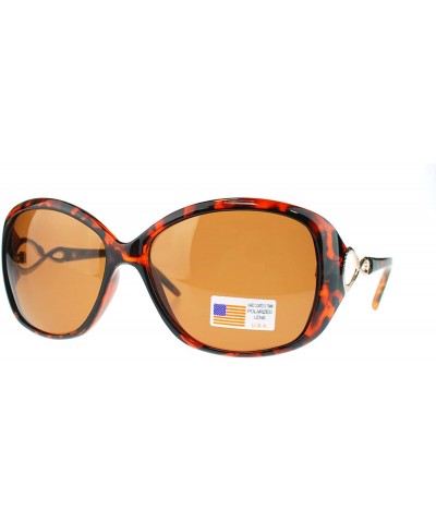 Butterfly Womens Anti Glare Polarized Serpent Snake Arm Plastic Butterfy Sunglasses - Tortoise - C711MWB0MG9 $23.24