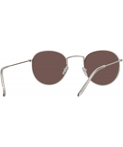 Round New Brand Designer Vintage Oval Sunglasses Women Retro Clear Lens Eyewear Round Sun Glasses - Silver Gray - C0198A5HZC8...