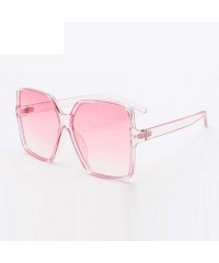 Aviator Sunglasses Women Ocean Candy Ladies Shades New Big Frame Sun Glasses - Black Grey - CL18W9IOR0Q $10.40