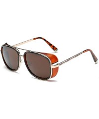 Square 3 Matsuda Stark Sunglasses Men Rossi Coating Retro Vintage Sun Glasses Oculos - C7 - CW18T85KXOD $30.36