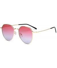 Square Mirror Tinted Color Lens Square Sunglasses Fashion Women Retro Big Metal Frame Eye Vintage Tiny Sun Glasses - 7 - CB19...