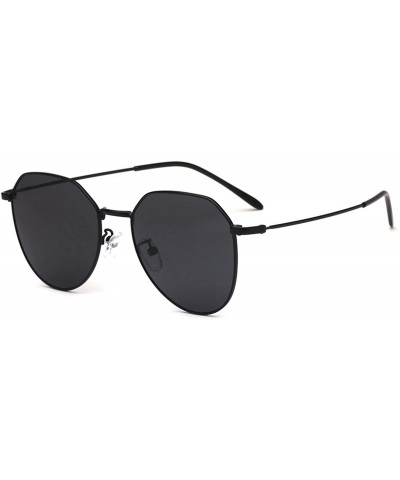 Square Mirror Tinted Color Lens Square Sunglasses Fashion Women Retro Big Metal Frame Eye Vintage Tiny Sun Glasses - 7 - CB19...