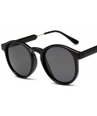 Round Retro Round Sunglasses Women Men Brand Design Transparent Female Sun Glasses 1 - 3 - C318XE0UUIT $16.76