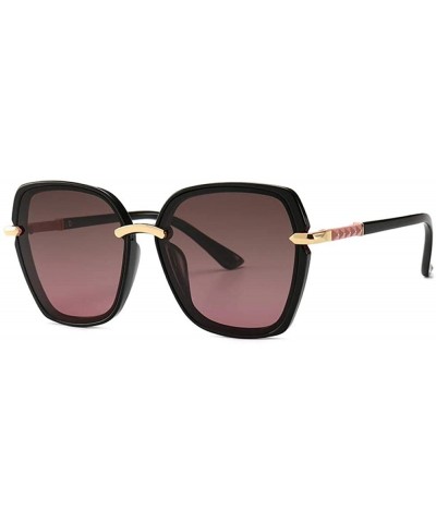 Aviator Sunglasses Driving Driving Glasses Large Frame Mirror Tide Classic Sunglasses Female - CD18XMMCKM5 $40.61