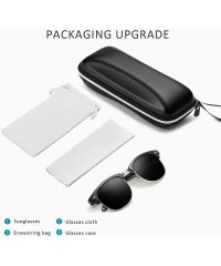 Semi-rimless Polarised Sunglasses Mens Womens Ultralight Semi-Rimless Frame UV 400 Driving Sunglasses Outdoor Travel Gift Box...