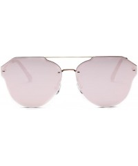 Aviator Metal Edge Frame UV Glasses Sunglasses Men Women Retro Vintage Glasses (Gold) - Gold - C218E4UO0QU $9.72