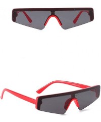 Sport Polarized Sunglasses for Women Men Vintage Frame 100% Protection Sport Driving Eyewear - Red - CT18OQEHRD6 $11.15