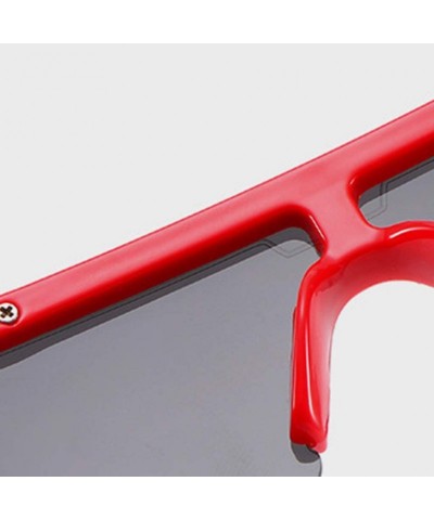 Sport Polarized Sunglasses for Women Men Vintage Frame 100% Protection Sport Driving Eyewear - Red - CT18OQEHRD6 $11.15