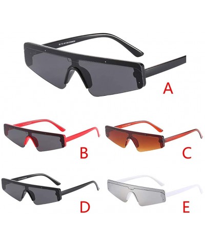 Sport Polarized Sunglasses for Women Men Vintage Frame 100% Protection Sport Driving Eyewear - Red - CT18OQEHRD6 $11.15