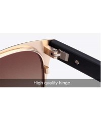 Aviator Unisex Polarized Sunglasses - Pilot Retro Sunglasses - B - CF18RX9QD39 $51.92