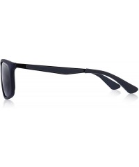 Rectangular Unisex Ultra-light Series Sports Polarized Sunglasses TR90 Legs O8161 - Gray - CB18H30YXZX $14.10