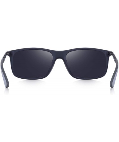 Rectangular Unisex Ultra-light Series Sports Polarized Sunglasses TR90 Legs O8161 - Gray - CB18H30YXZX $14.10