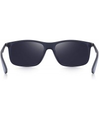 Rectangular Unisex Ultra-light Series Sports Polarized Sunglasses TR90 Legs O8161 - Gray - CB18H30YXZX $14.10