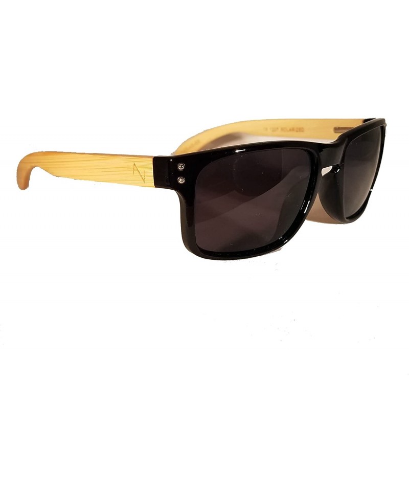 Wayfarer Bamboo Polarized - Black - CN185GEXOW6 $36.97