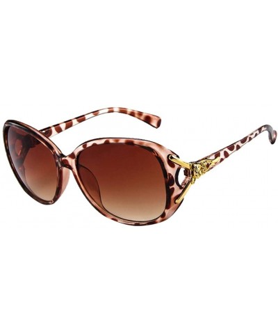 Square Vintage Sunglasses for Women Men Classic Retro Designer Style Eyewear Casual UV400 Sunglasses - Brown - CB190G38COM $1...