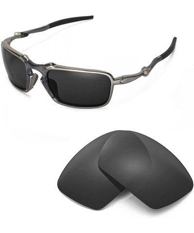 Shield Replacement Lenses Badman Sunglasses - Multiple Options Available - Black - Polarized - CA126QPRZYX $28.63