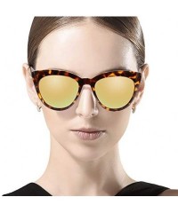 Cat Eye Polarized Fashion Sunglasses for Women's Cat Eye Retro Ultra Light Lens TR90 Frame JE003 - CP18CSZOAXO $40.14