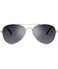 Round Stylish Polarized Sunglasses 100% UV Protection For Women - C1- Silver - C318GNRRK7C $10.53